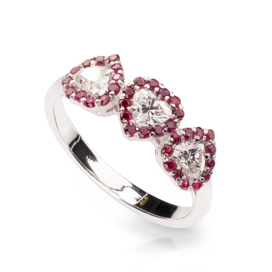 Anello Trilogy Fancy Diamanti
