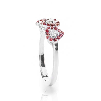 Anello Trilogy Fancy Diamanti