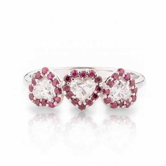 Anello Trilogy Fancy Diamanti