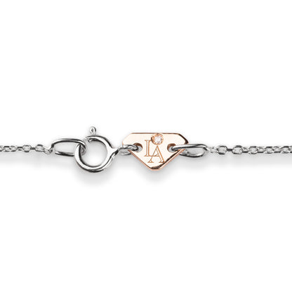 Collana Chic Smeraldi Quadrato
