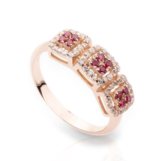 Trilogy Chic Rubini Quadrato