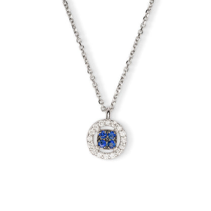 Collana Chic Zaffiri Rotondo