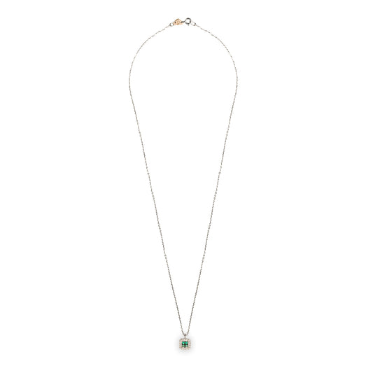 Collana Chic Smeraldi Rotondo