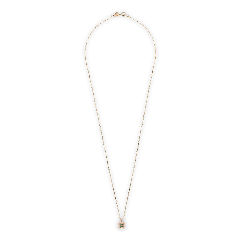 Collana Chic Smeraldi Rotondo