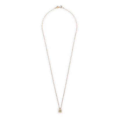 Collana Chic Smeraldi Quadrato