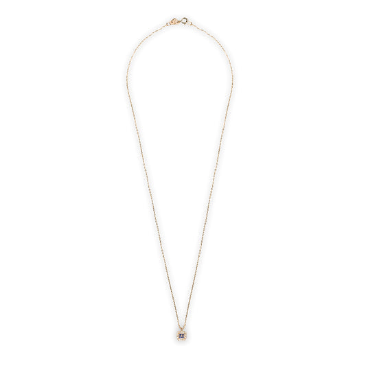 Collana Chic Zaffiri Quadrato