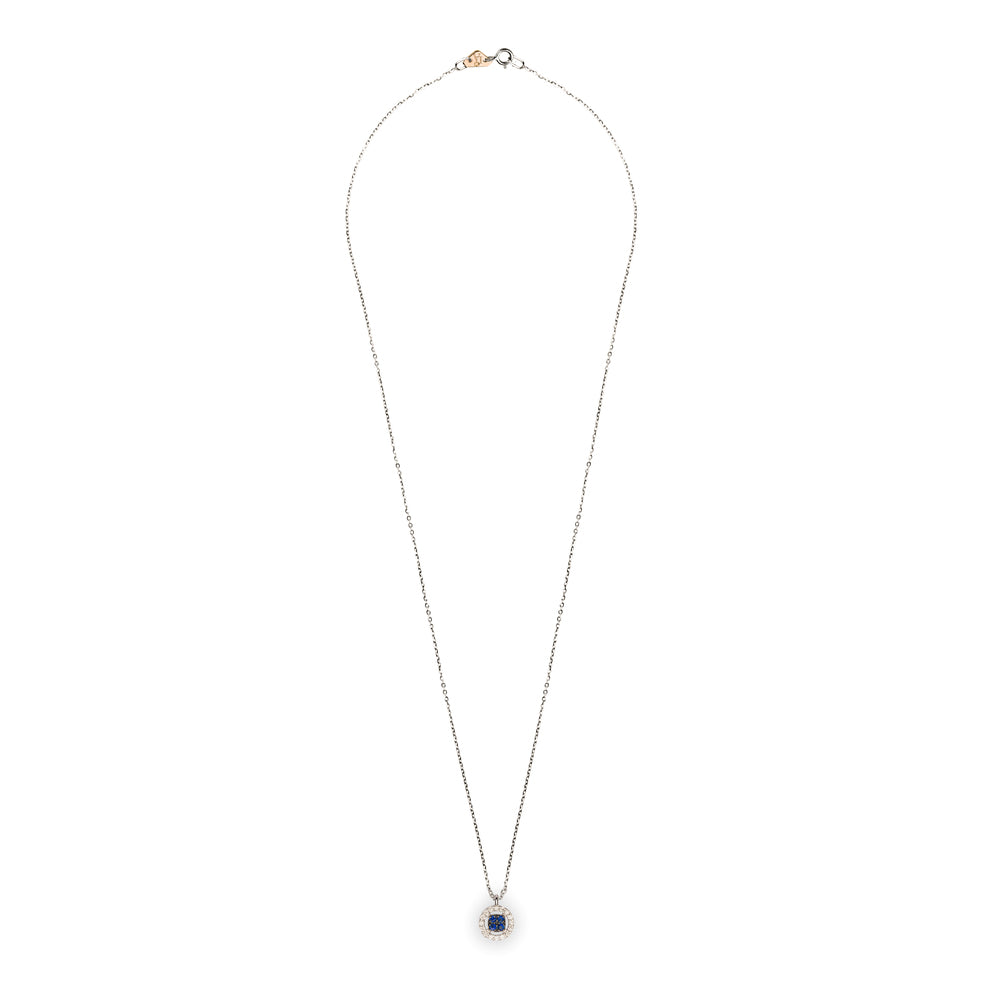 Collana Chic Zaffiri Rotondo