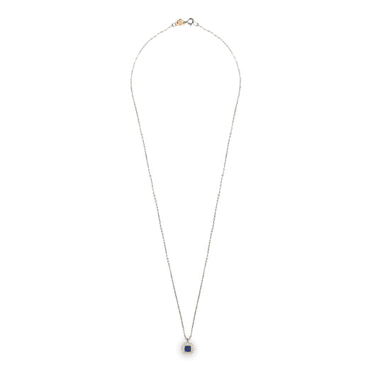 Collana Chic Zaffiri Rotondo