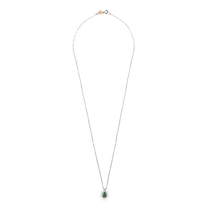 Collana Fancy Smeraldo Goccia