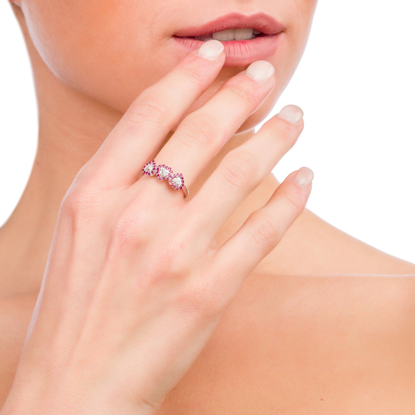 Anello Trilogy Fancy Diamanti